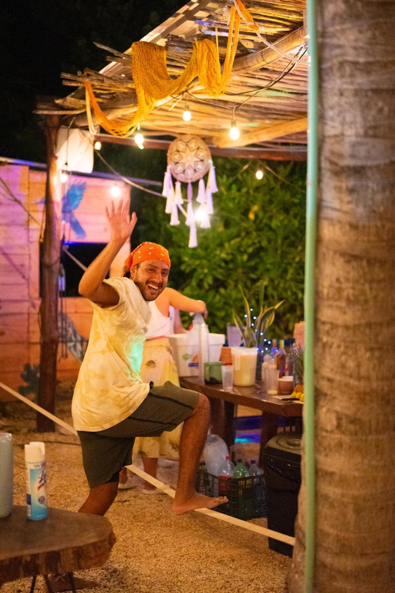 Mapache Hostel & Camping Isla Holbox Buitenkant foto