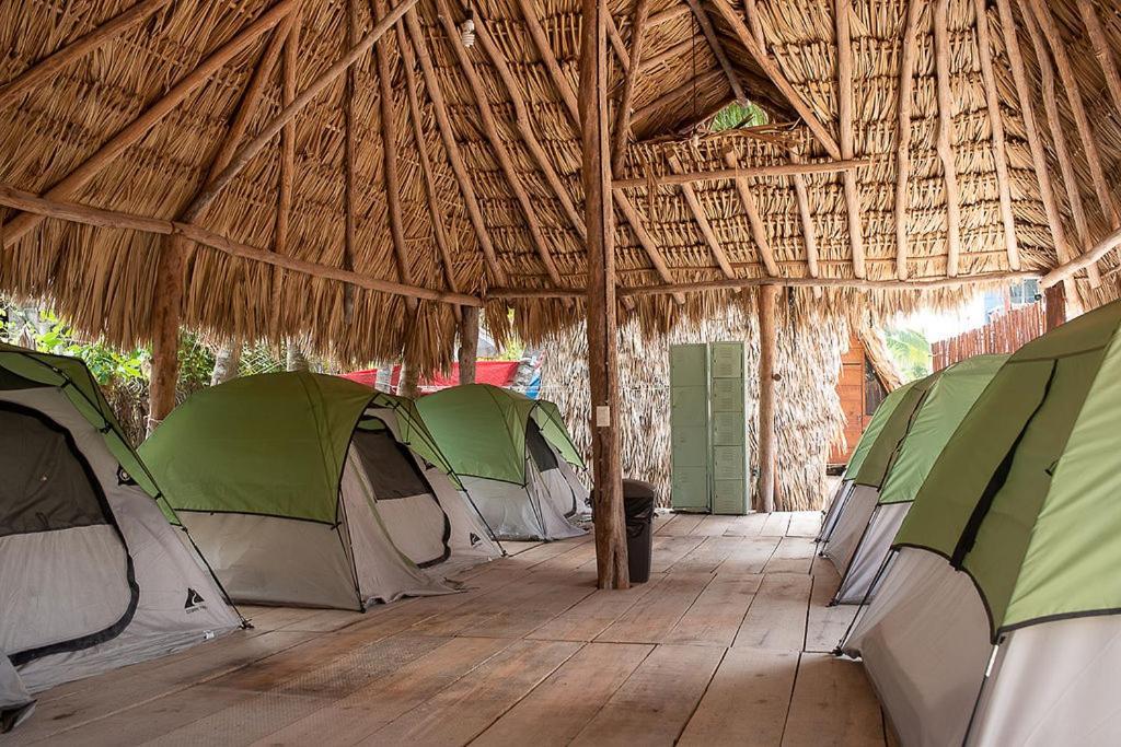 Mapache Hostel & Camping Isla Holbox Buitenkant foto
