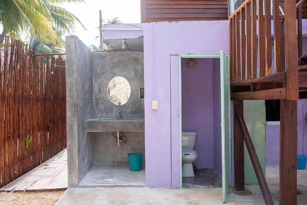 Mapache Hostel & Camping Isla Holbox Buitenkant foto